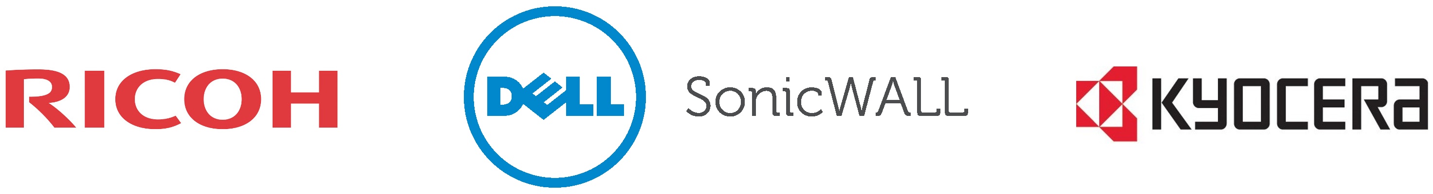 Ricoh Kyocera Dell Logos